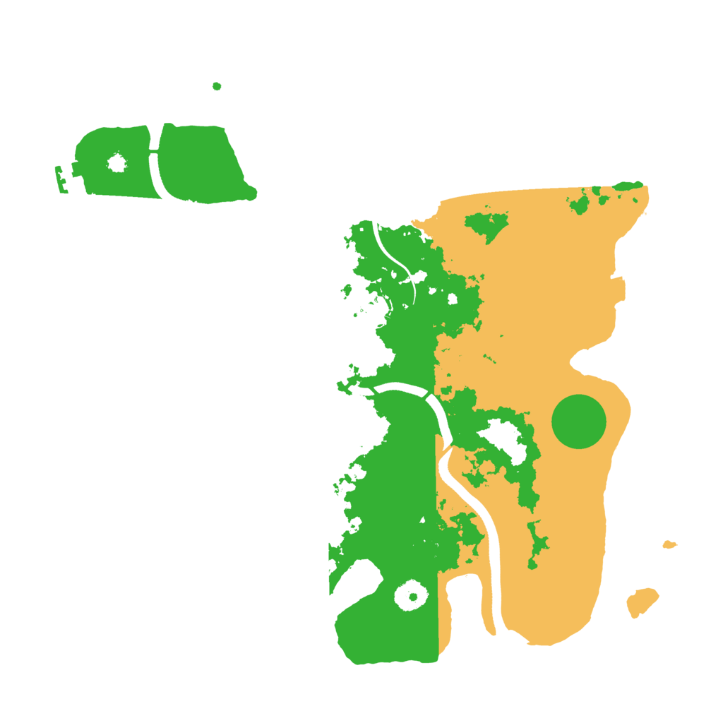 Biome Rust Map: Procedural Map, Size: 3500, Seed: 2069500254