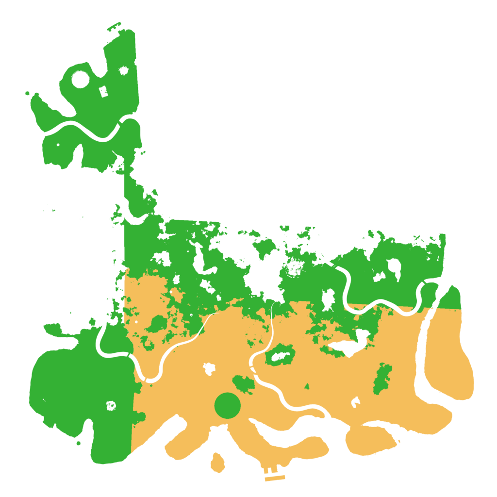 Biome Rust Map: Procedural Map, Size: 5000, Seed: 717670