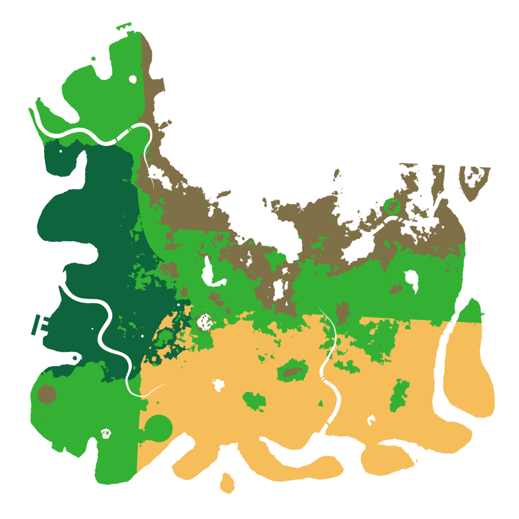 Biome Rust Map: Procedural Map, Size: 5000, Seed: 717670