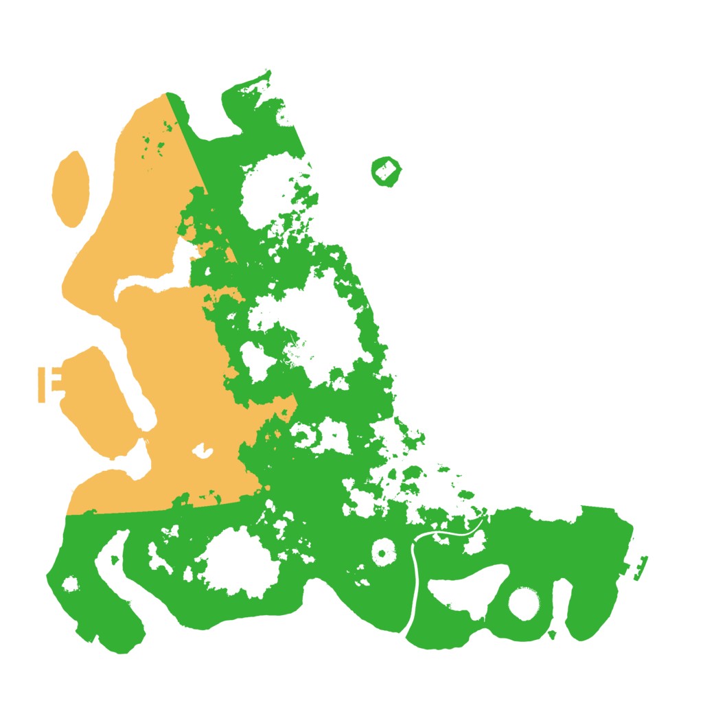 Biome Rust Map: Procedural Map, Size: 4000, Seed: 72809163