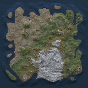 Thumbnail Rust Map: Procedural Map, Size: 4250, Seed: 82375939, 19 Monuments