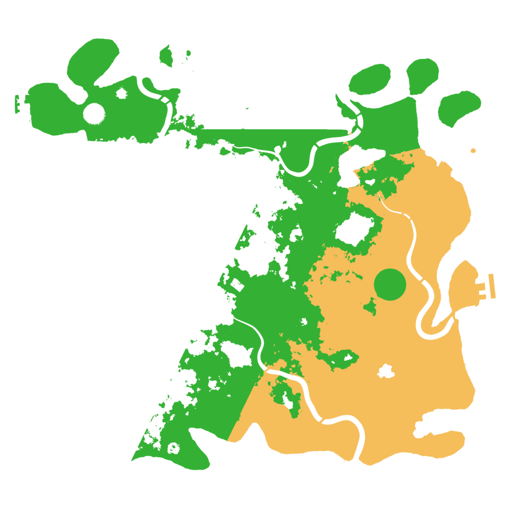 Biome Rust Map: Procedural Map, Size: 4250, Seed: 488851230