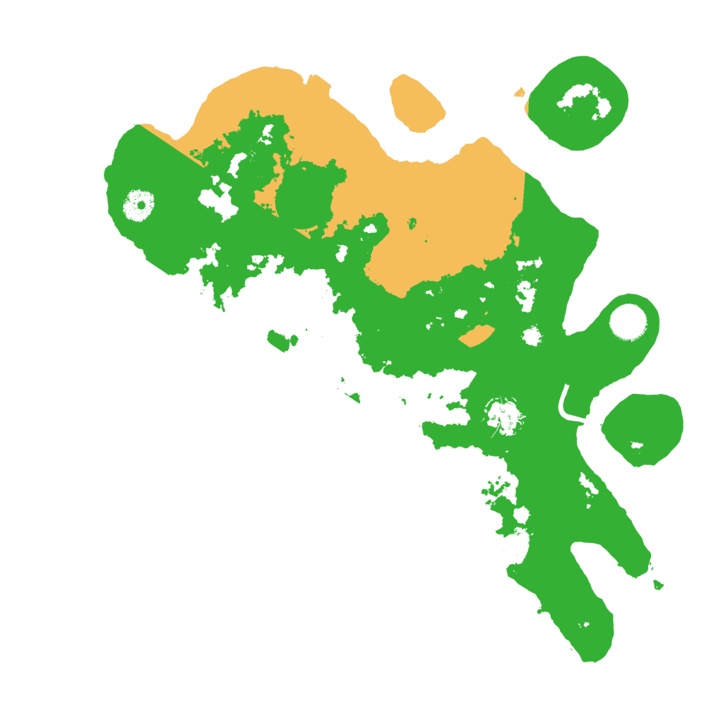 Biome Rust Map: Procedural Map, Size: 3500, Seed: 94893132