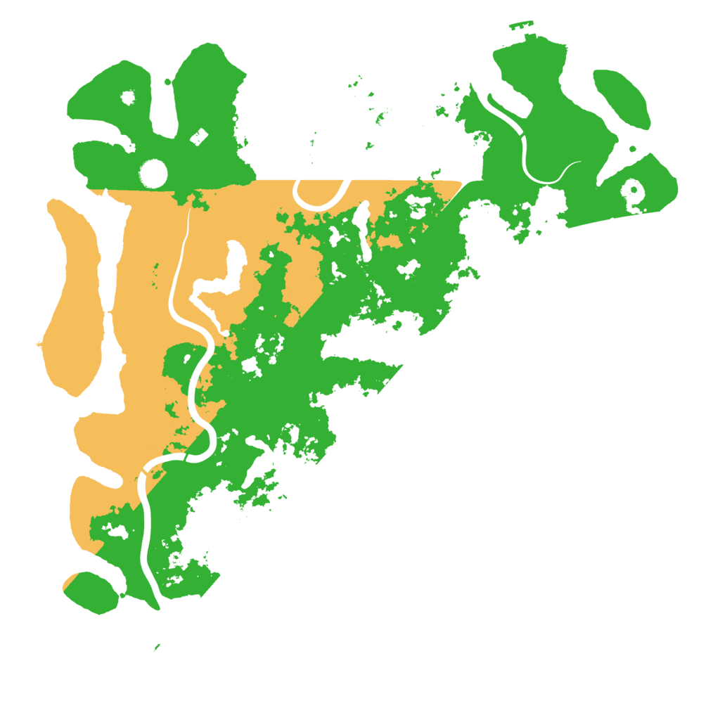 Biome Rust Map: Procedural Map, Size: 4500, Seed: 436042240