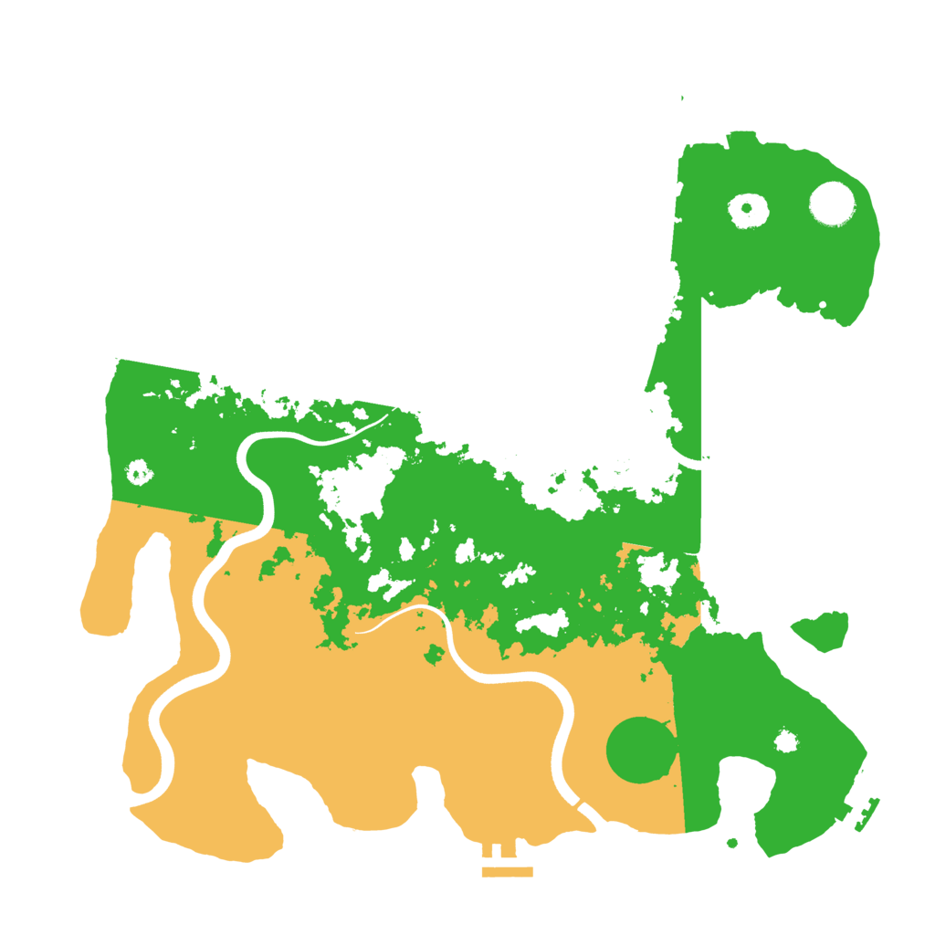 Biome Rust Map: Procedural Map, Size: 3700, Seed: 1831676440