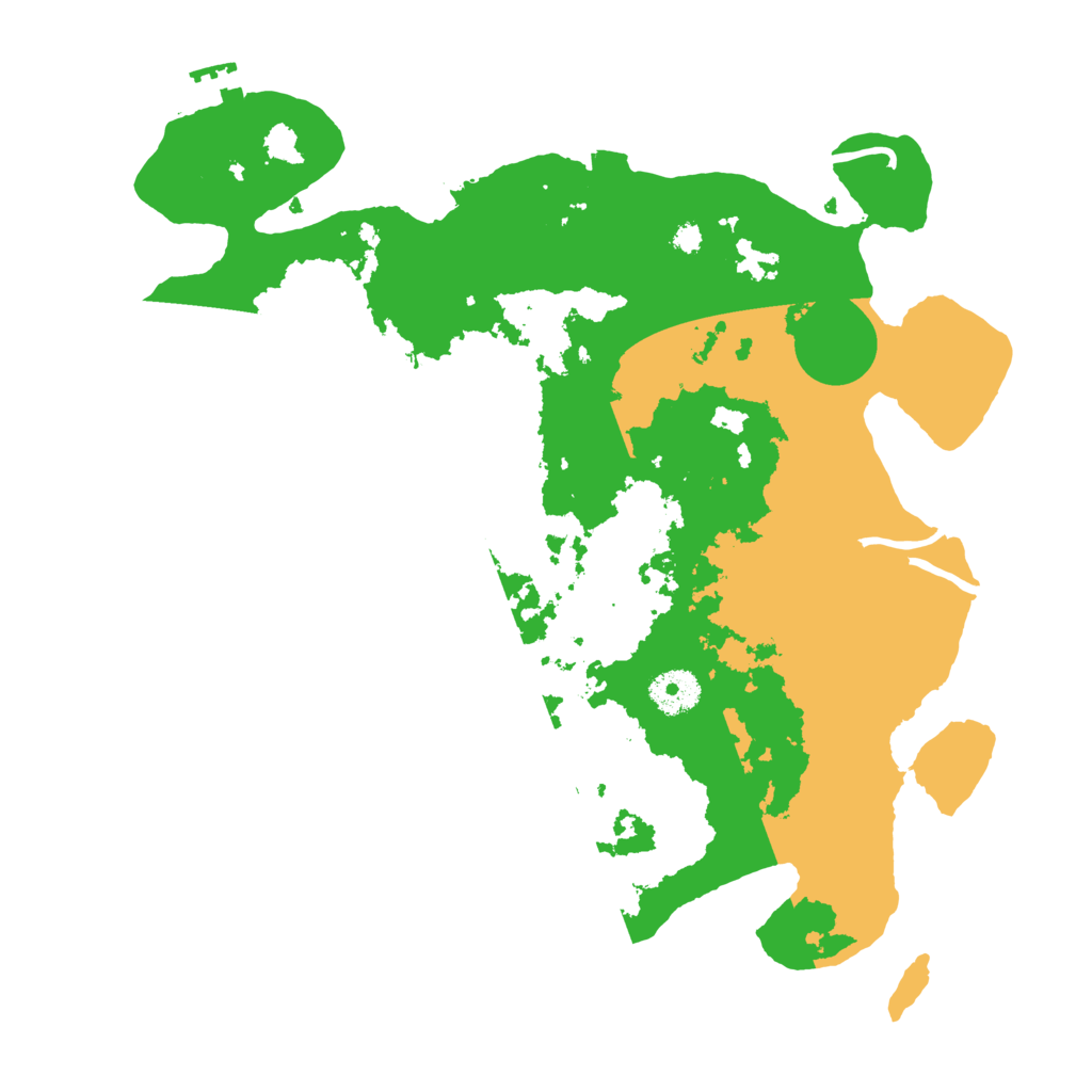 Biome Rust Map: Procedural Map, Size: 3500, Seed: 1695900991