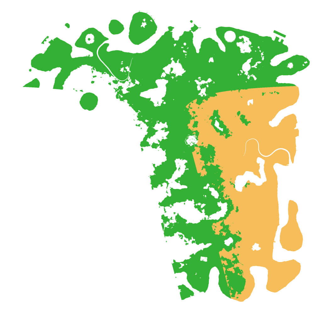 Biome Rust Map: Procedural Map, Size: 5000, Seed: 646216618