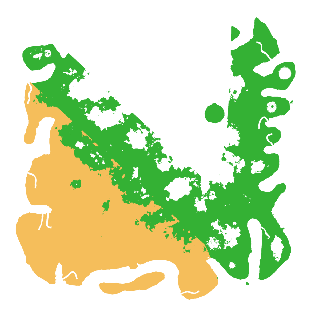 Biome Rust Map: Procedural Map, Size: 4500, Seed: 1999215860