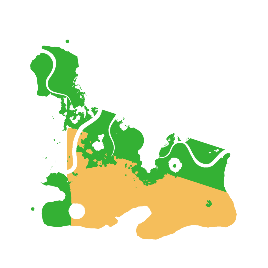 Biome Rust Map: Procedural Map, Size: 3000, Seed: 737974151