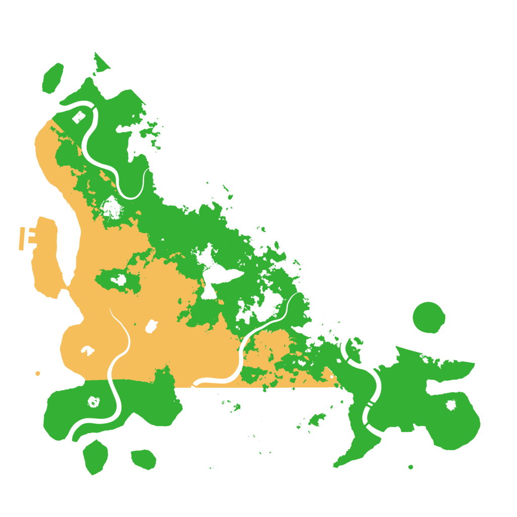 Biome Rust Map: Procedural Map, Size: 4500, Seed: 661225873