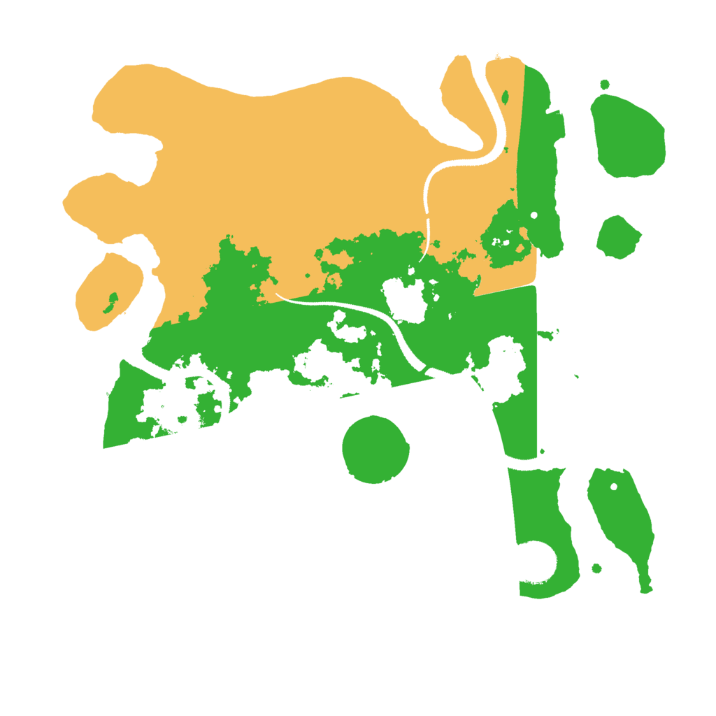 Biome Rust Map: Procedural Map, Size: 3000, Seed: 891969683