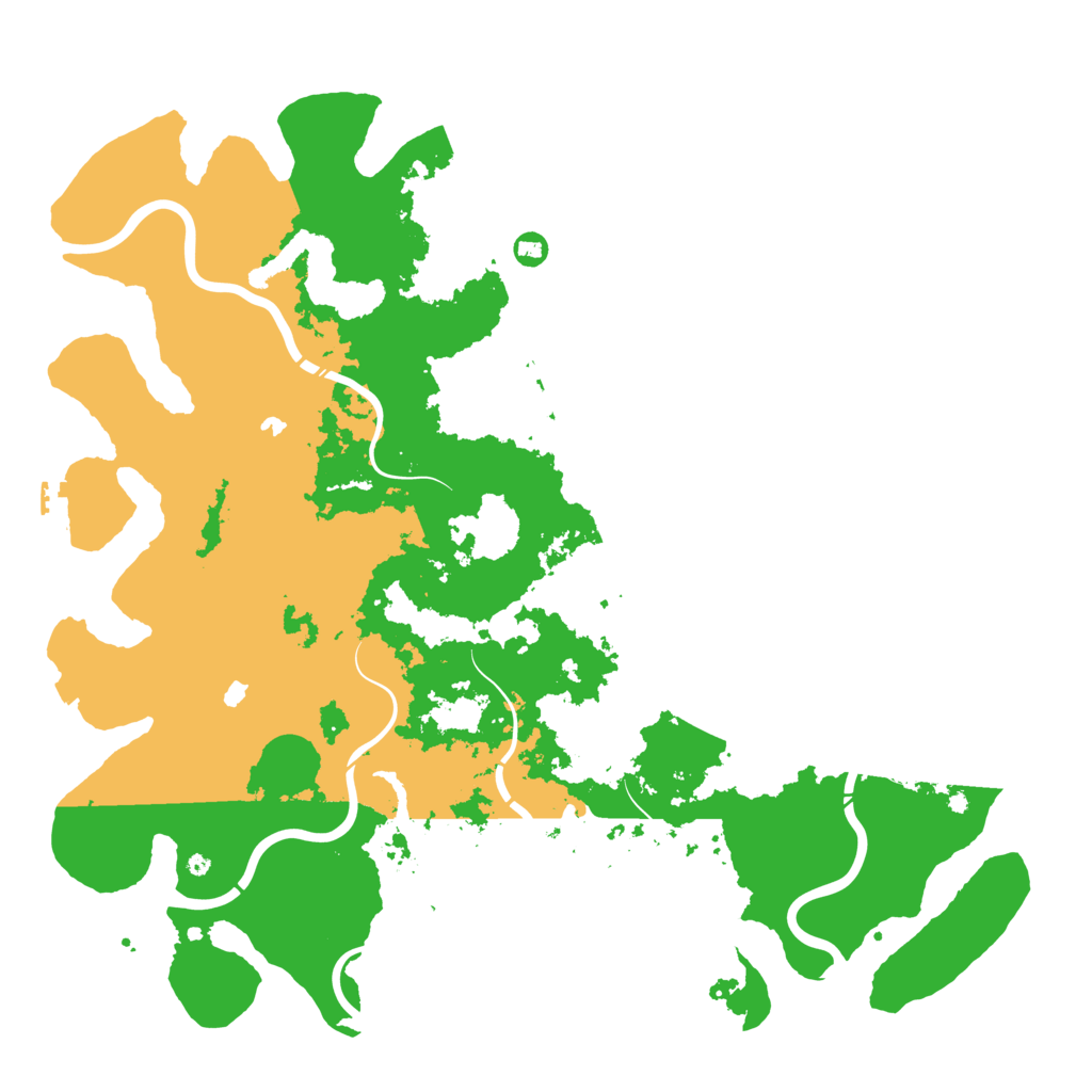 Biome Rust Map: Procedural Map, Size: 5000, Seed: 927601590