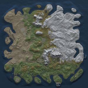 Thumbnail Rust Map: Procedural Map, Size: 5000, Seed: 927601590, 19 Monuments