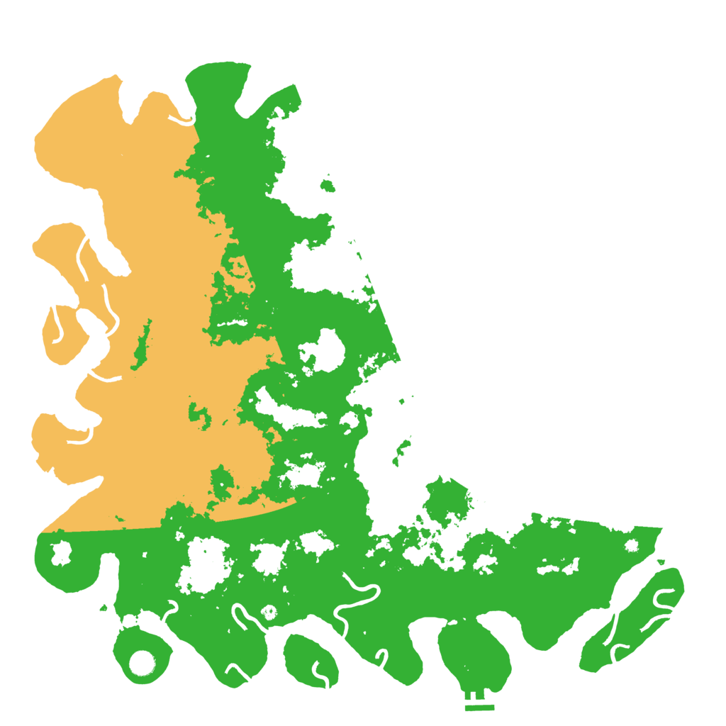 Biome Rust Map: Procedural Map, Size: 5000, Seed: 927601590