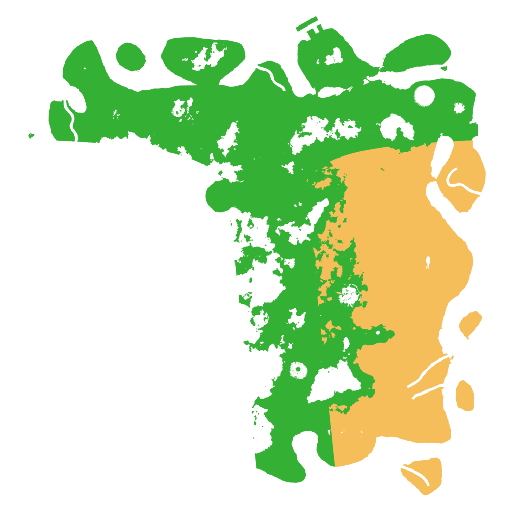Biome Rust Map: Procedural Map, Size: 4500, Seed: 2023110202