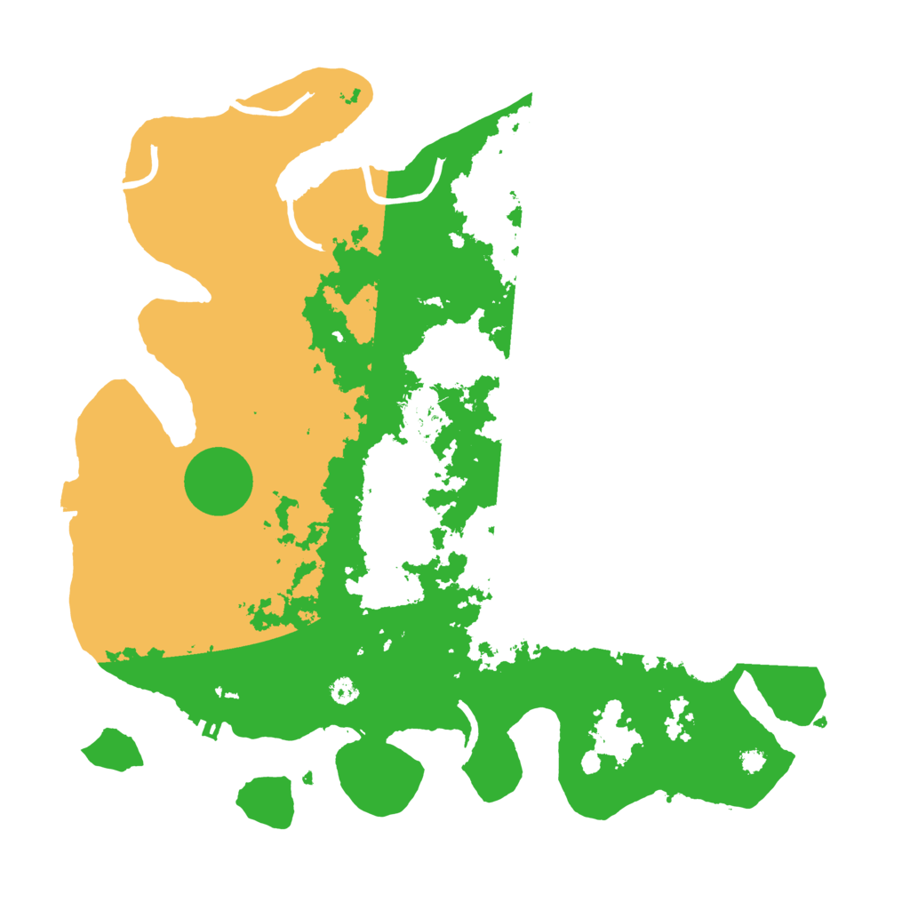 Biome Rust Map: Procedural Map, Size: 3500, Seed: 1995447483