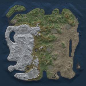 Thumbnail Rust Map: Procedural Map, Size: 4250, Seed: 2026734988, 19 Monuments