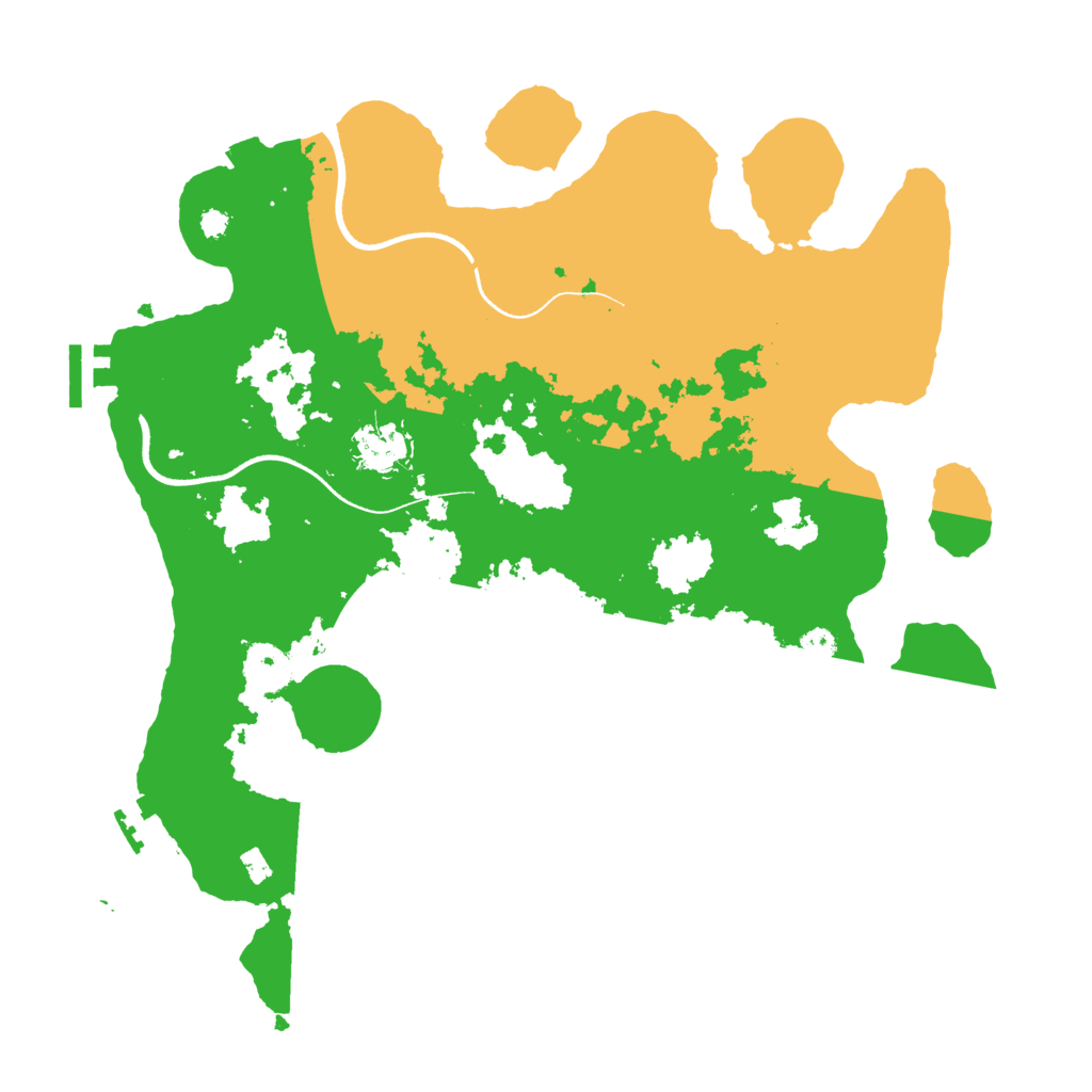 Biome Rust Map: Procedural Map, Size: 3500, Seed: 1538834042