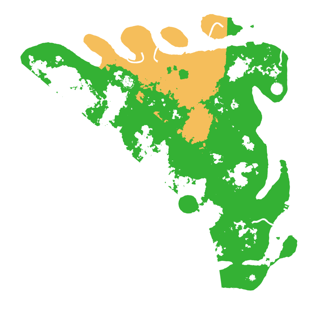 Biome Rust Map: Procedural Map, Size: 4500, Seed: 25178