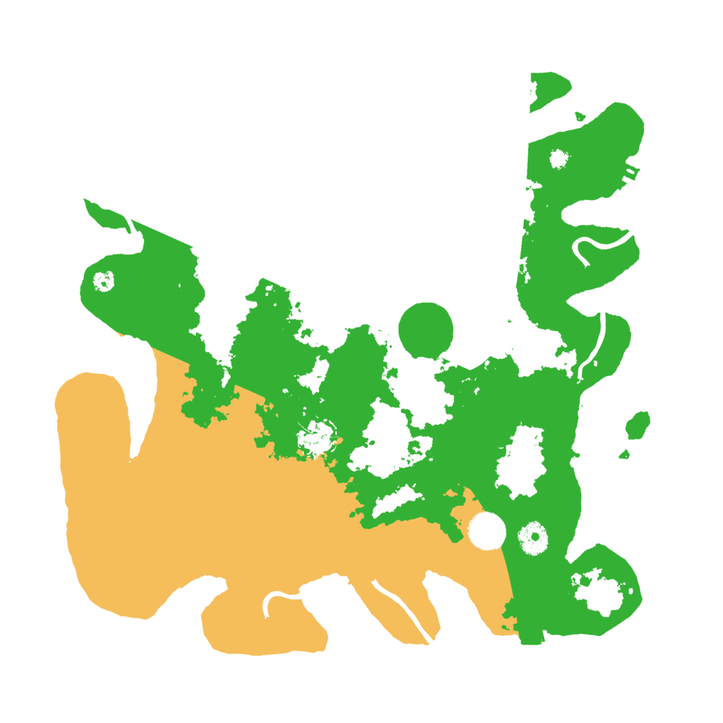 Biome Rust Map: Procedural Map, Size: 3500, Seed: 1461980150