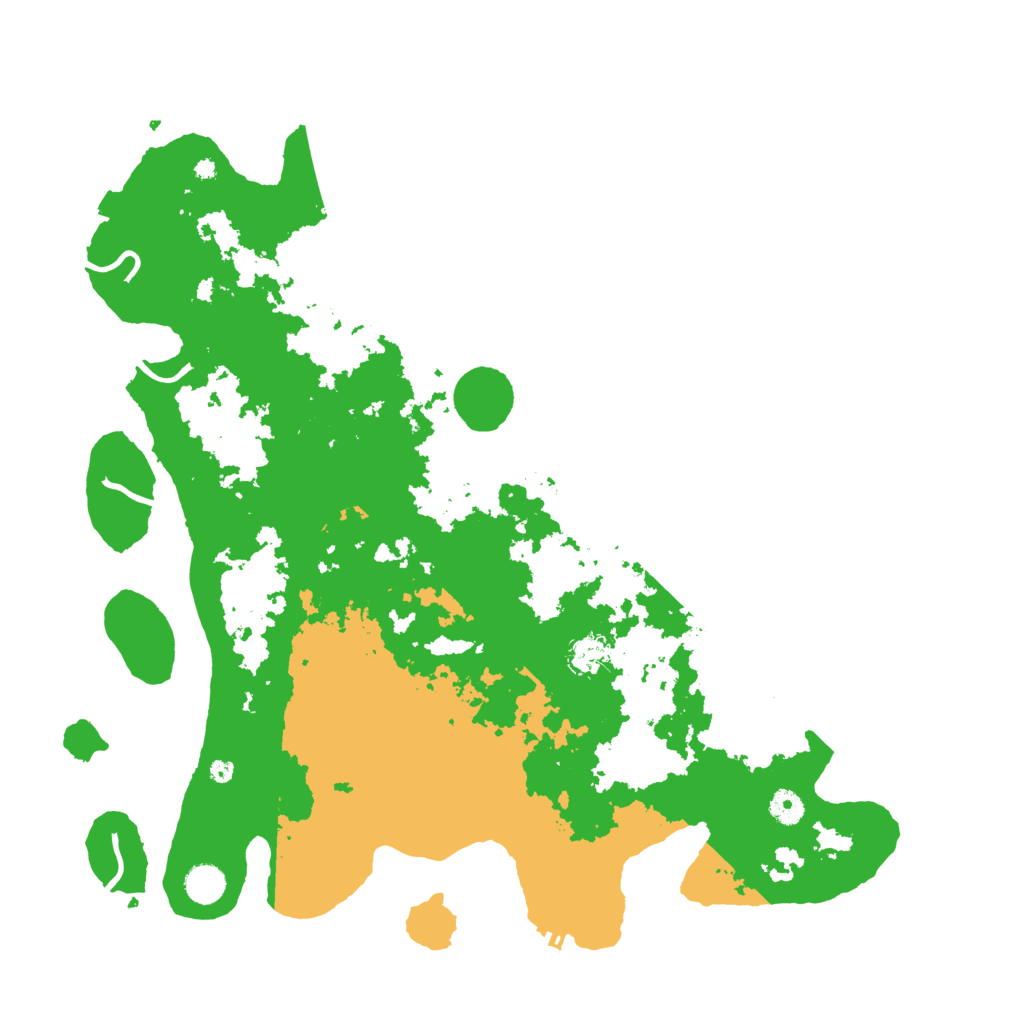 Biome Rust Map: Procedural Map, Size: 4500, Seed: 499331054