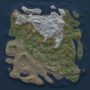 Thumbnail Rust Map: Procedural Map, Size: 4500, Seed: 694712353, 19 Monuments