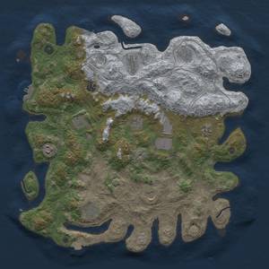 Thumbnail Rust Map: Procedural Map, Size: 4250, Seed: 431996004, 19 Monuments