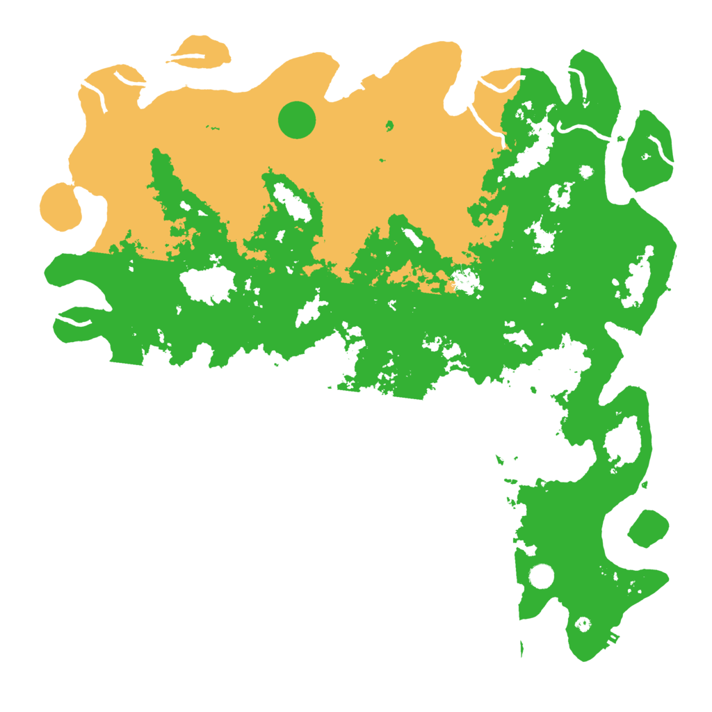 Biome Rust Map: Procedural Map, Size: 5000, Seed: 1121819951