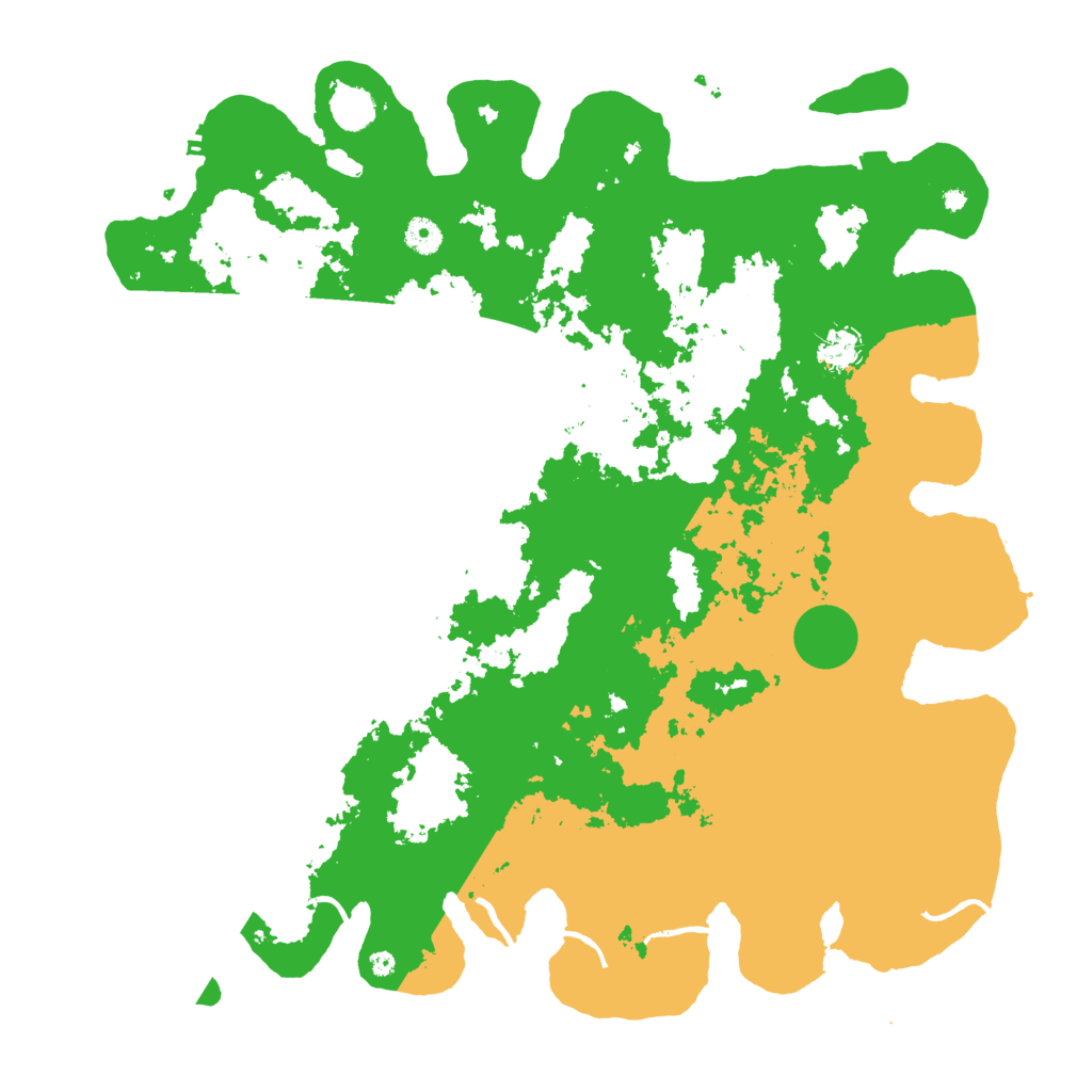 Biome Rust Map: Procedural Map, Size: 4500, Seed: 257091252