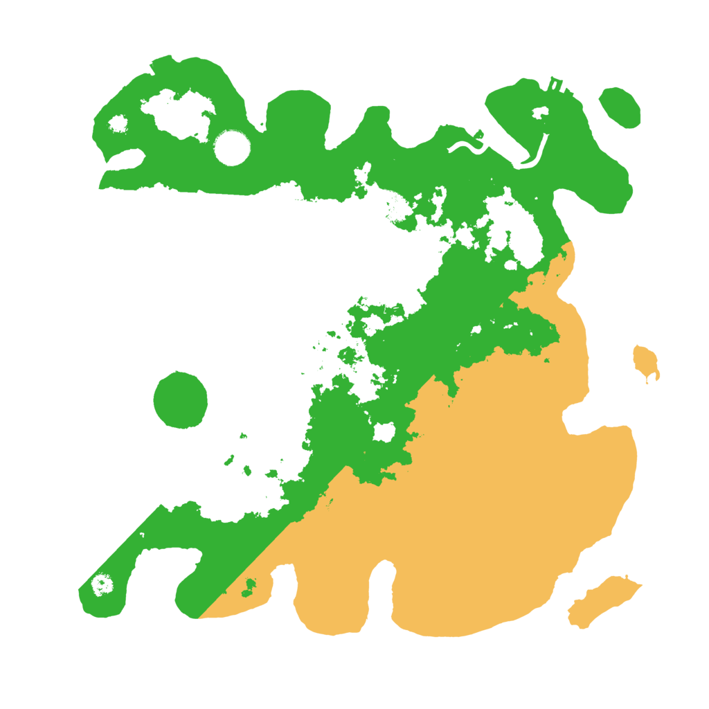 Biome Rust Map: Procedural Map, Size: 3500, Seed: 93456847