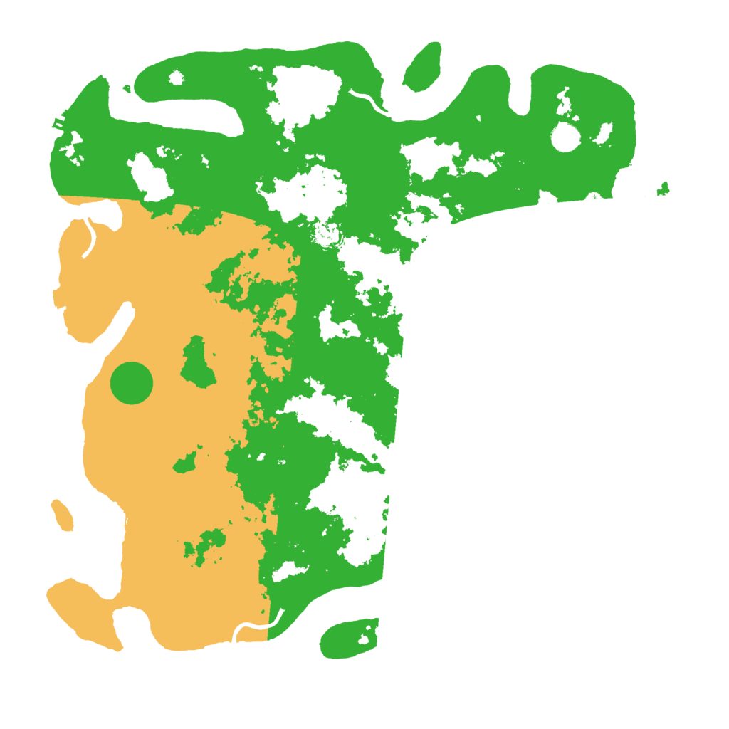 Biome Rust Map: Procedural Map, Size: 4500, Seed: 1752834104