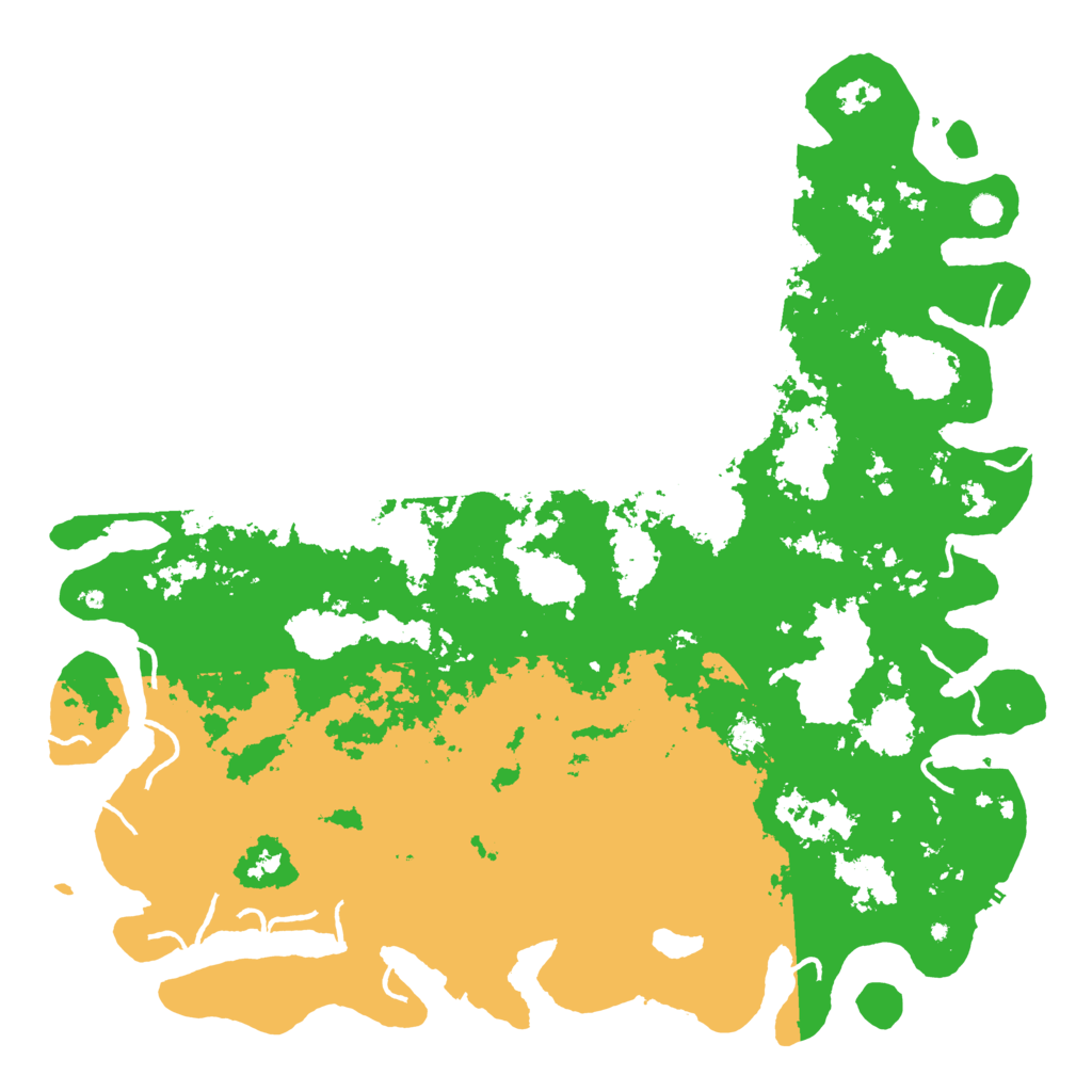 Biome Rust Map: Procedural Map, Size: 6000, Seed: 1486991868