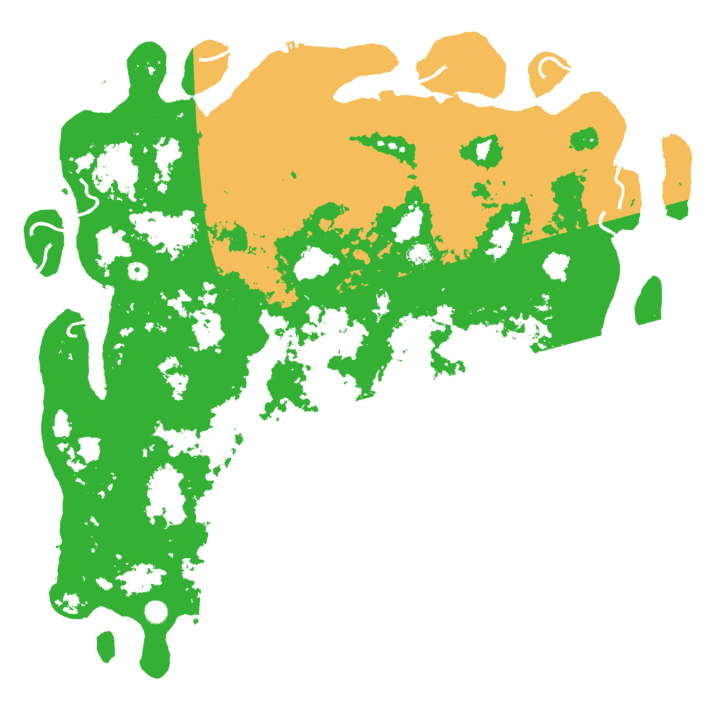 Biome Rust Map: Procedural Map, Size: 5500, Seed: 2023