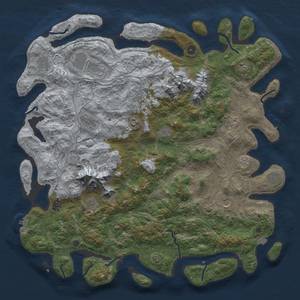 Thumbnail Rust Map: Procedural Map, Size: 5000, Seed: 1434428028, 19 Monuments