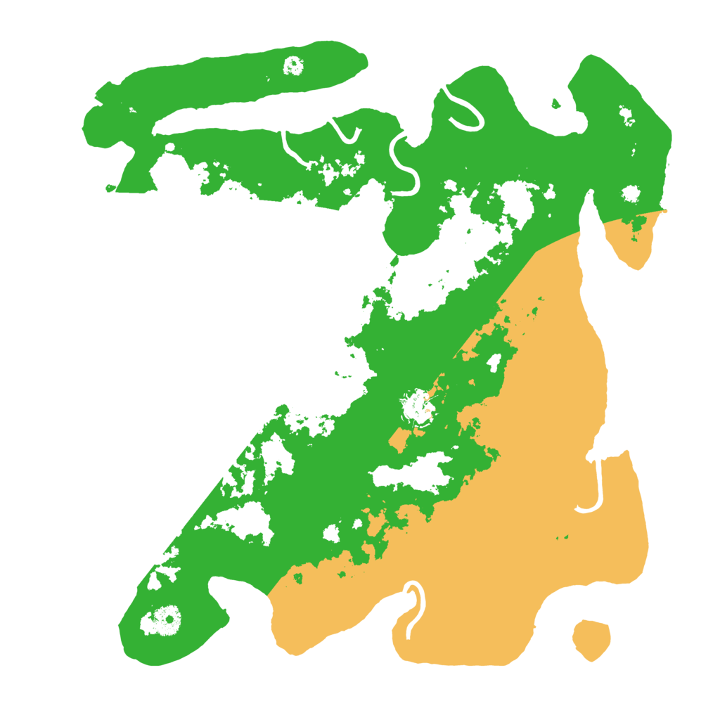 Biome Rust Map: Procedural Map, Size: 3700, Seed: 604593990