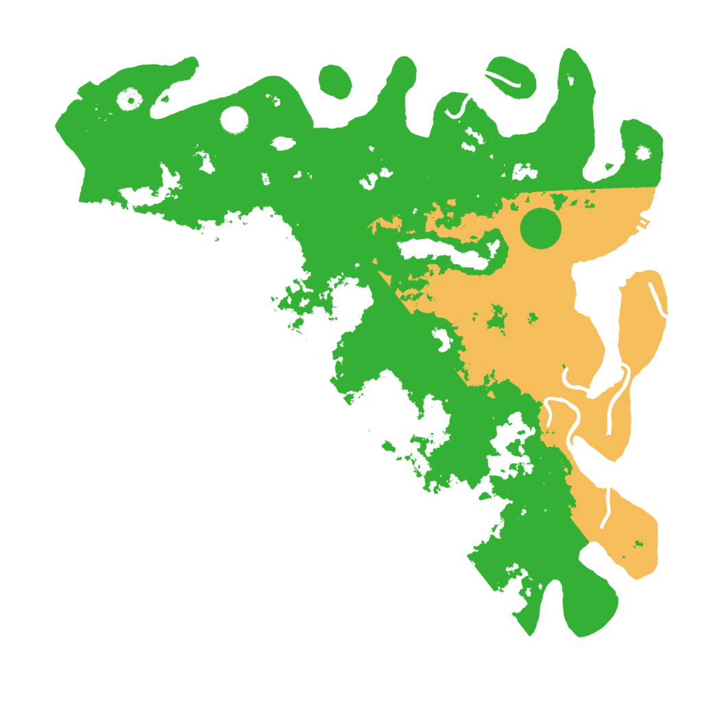 Biome Rust Map: Procedural Map, Size: 4500, Seed: 1386215497