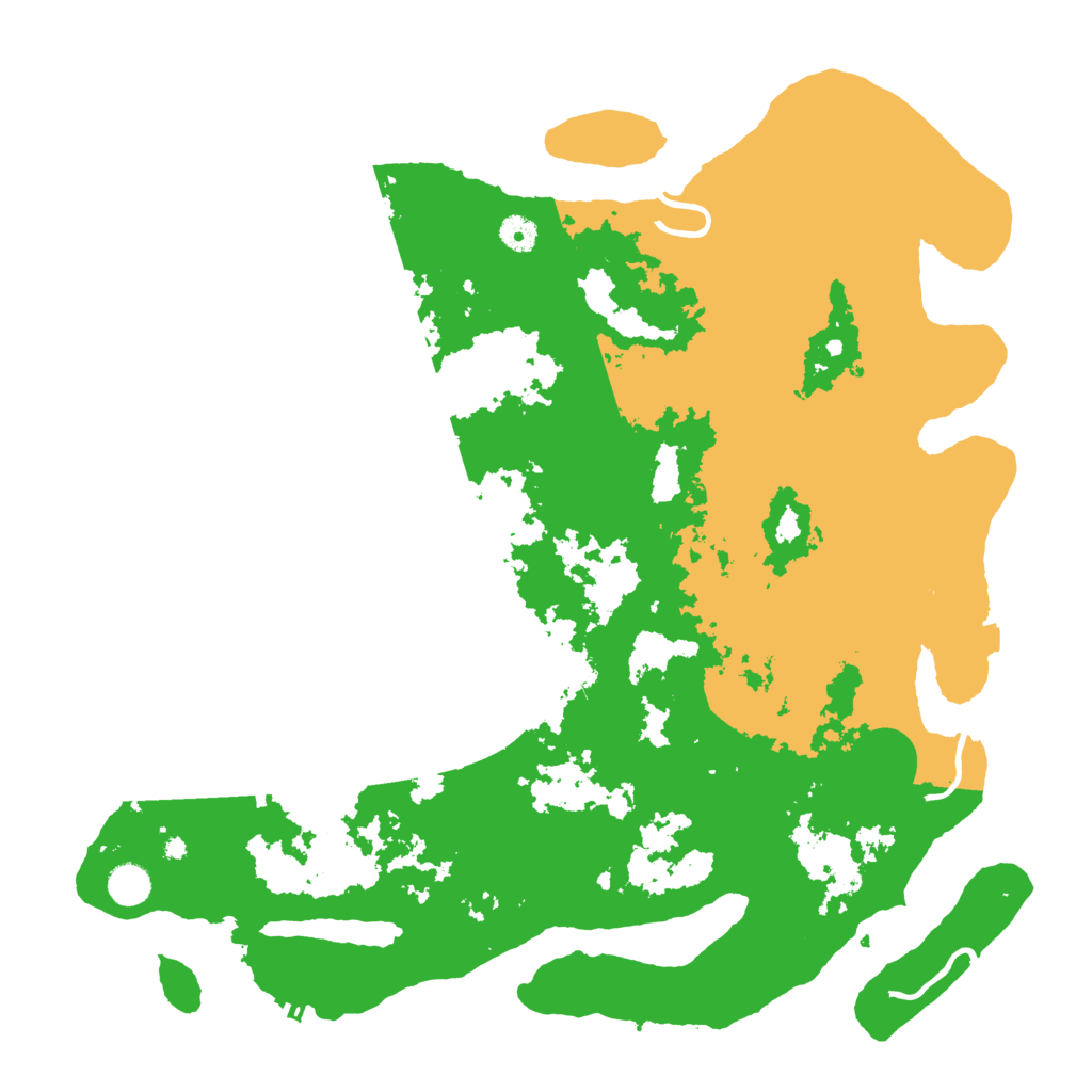 Biome Rust Map: Procedural Map, Size: 4500, Seed: 371214