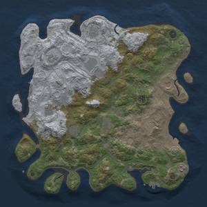 Thumbnail Rust Map: Procedural Map, Size: 4250, Seed: 931654768, 19 Monuments