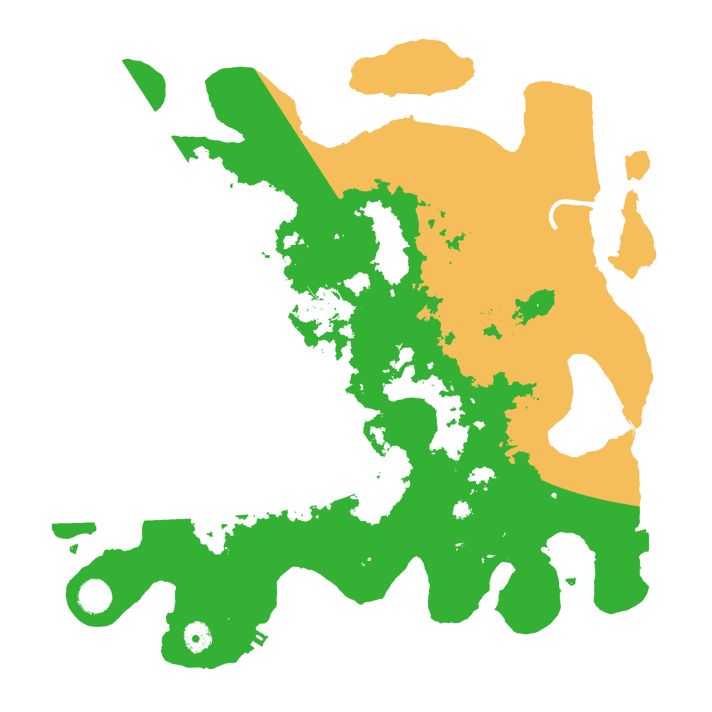 Biome Rust Map: Procedural Map, Size: 3700, Seed: 72480230