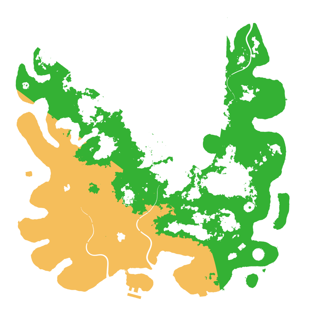 Biome Rust Map: Procedural Map, Size: 4500, Seed: 683873964