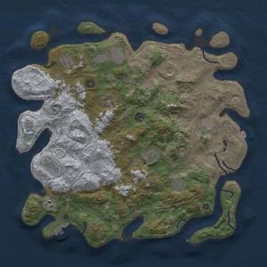 Thumbnail Rust Map: Procedural Map, Size: 4250, Seed: 1706, 18 Monuments