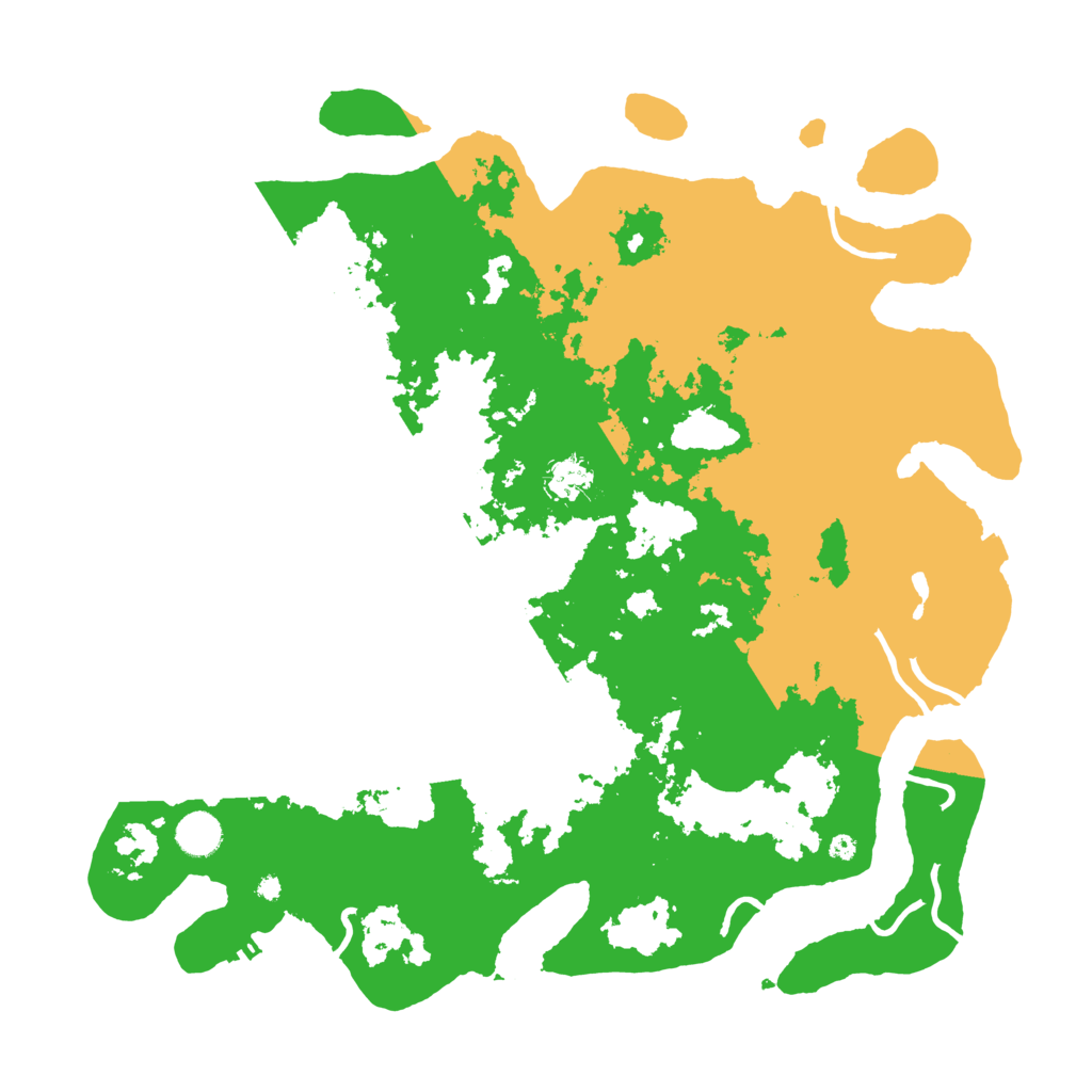 Biome Rust Map: Procedural Map, Size: 4250, Seed: 1706