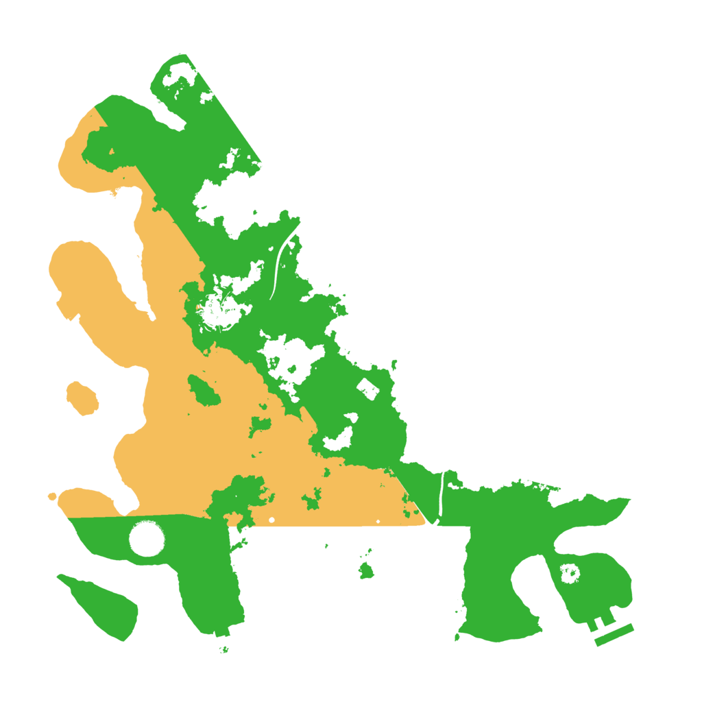 Biome Rust Map: Procedural Map, Size: 3500, Seed: 1981319368
