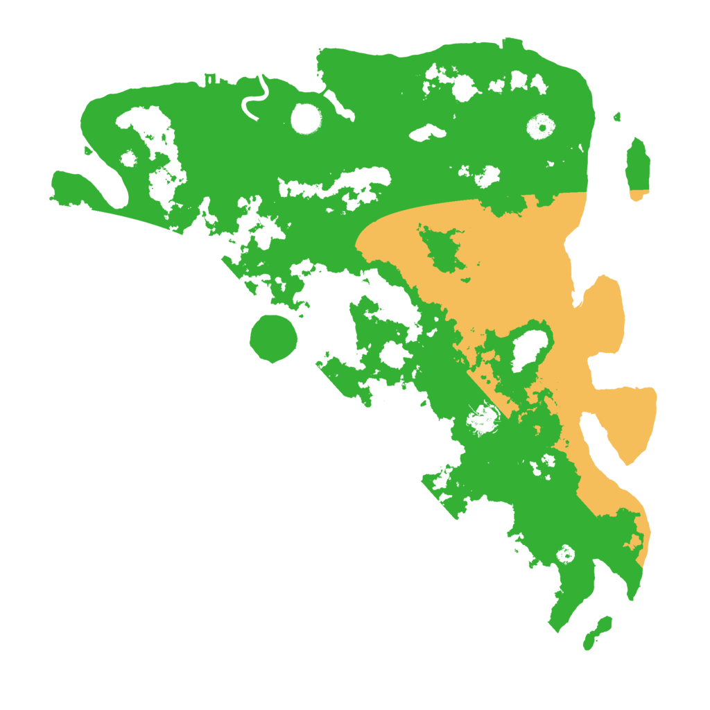 Biome Rust Map: Procedural Map, Size: 4100, Seed: 6666