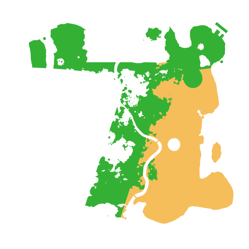 Biome Rust Map: Procedural Map, Size: 3500, Seed: 469695696