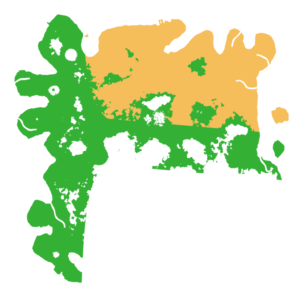 Biome Rust Map: Procedural Map, Size: 4500, Seed: 2048844533