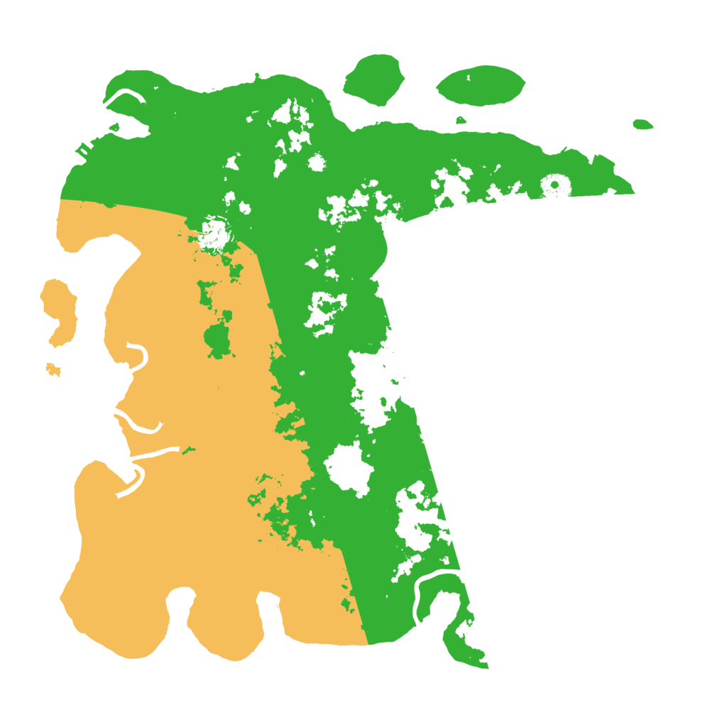 Biome Rust Map: Procedural Map, Size: 3800, Seed: 32993251