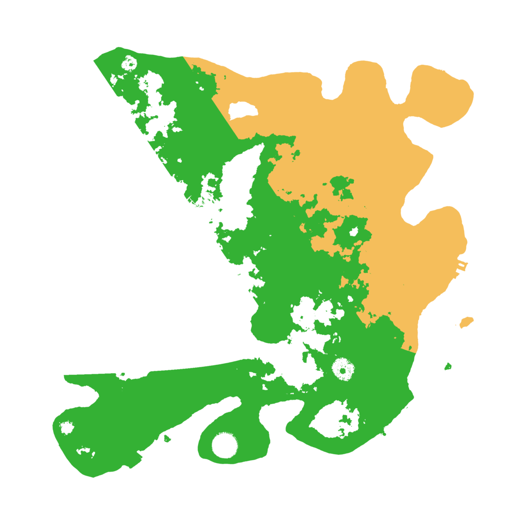 Biome Rust Map: Procedural Map, Size: 3500, Seed: 829516757