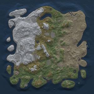 Thumbnail Rust Map: Procedural Map, Size: 4250, Seed: 71223, 18 Monuments