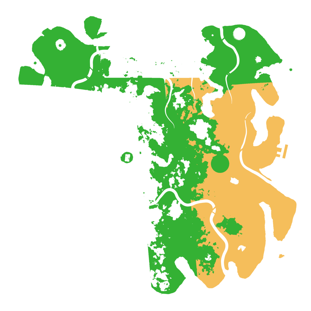 Biome Rust Map: Procedural Map, Size: 4500, Seed: 541443724